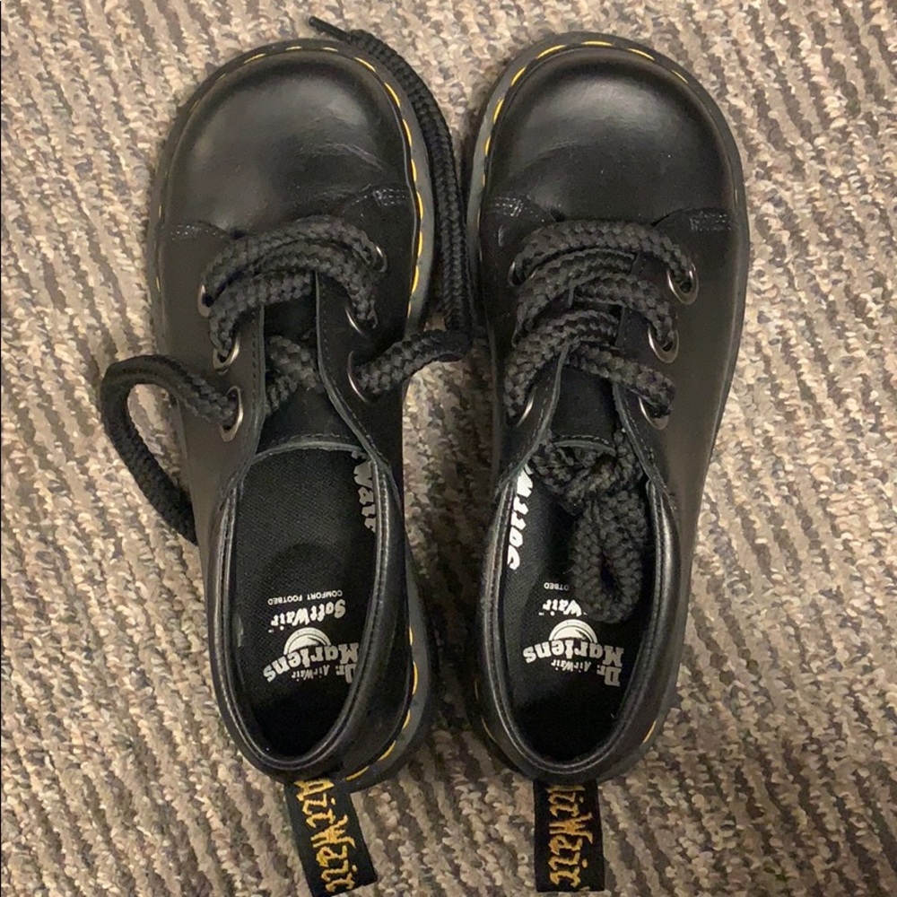 **WORN ONCE** Platform Doc Martens